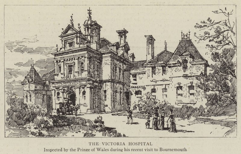 Szpital Wiktorii (grawerowanie) autorstwa English School