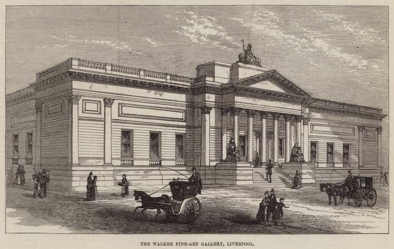 The Walker Fine-Art Gallery, Liverpool (grawerowanie) autorstwa English School