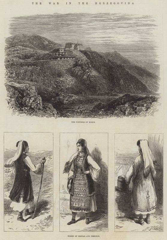 Wojna w Hercegowinie (rycina) autorstwa English School