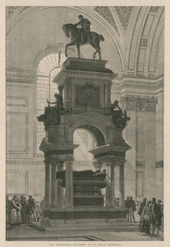 Pomnik Wellingtona w katedrze św. Pawła autorstwa English School