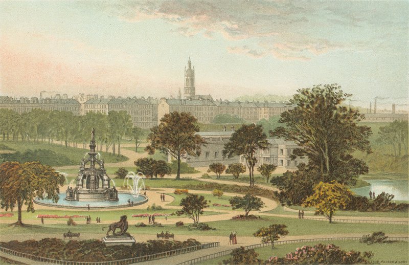 West End Park – Glasgow autorstwa English School