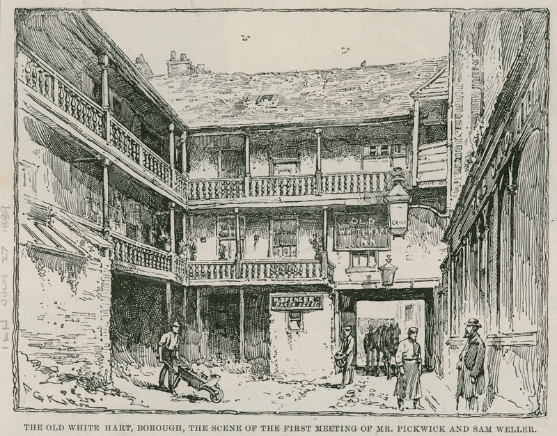 Biały Jeleń, Southwark autorstwa English School