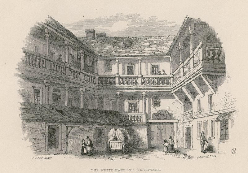 Biały Jeleń, Southwark autorstwa English School