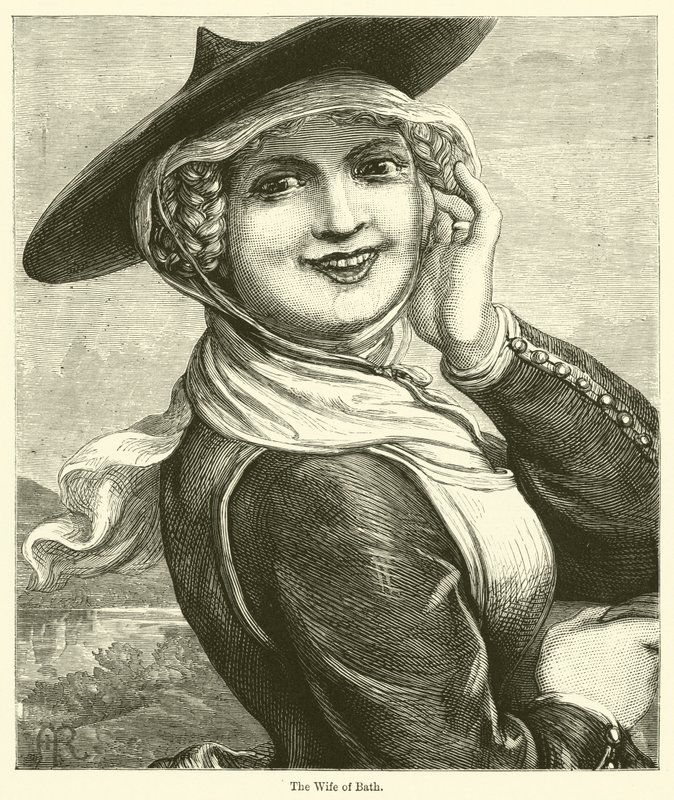 Żona Łaźni (rycina) autorstwa English School