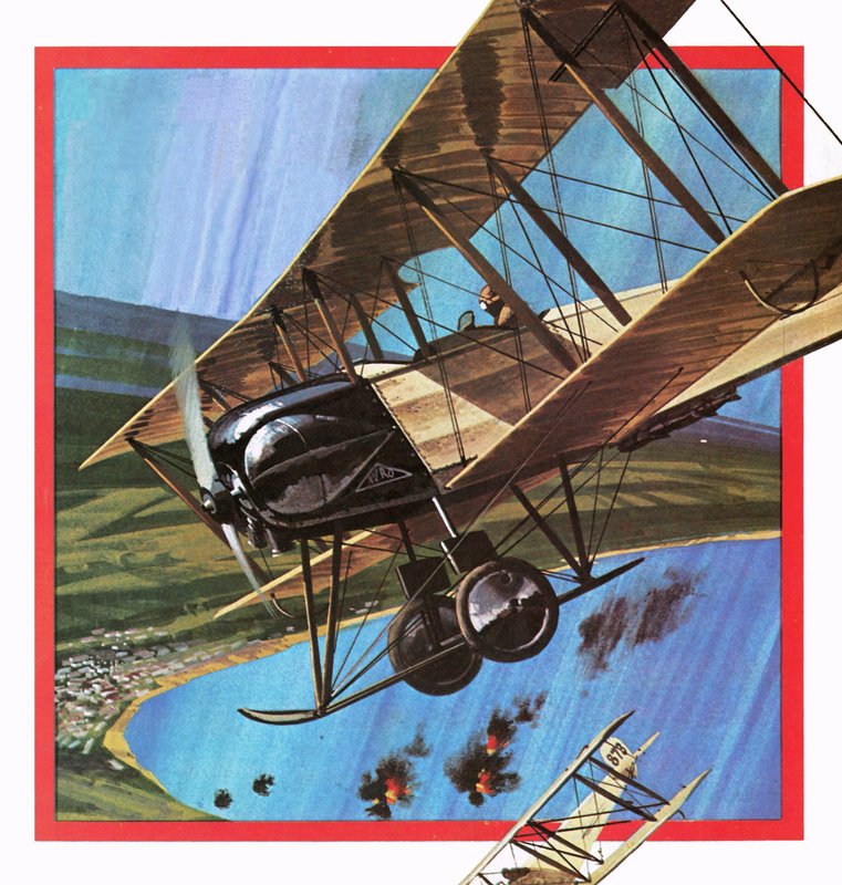 Модон дайчин буюу AVRO 504poli autorstwa English School