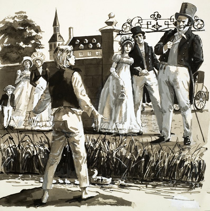 Świat fantazji: Król fantazji (Hans Christian Andersen) autorstwa English School