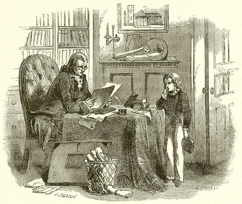 Młody David Wilkie autorstwa English School