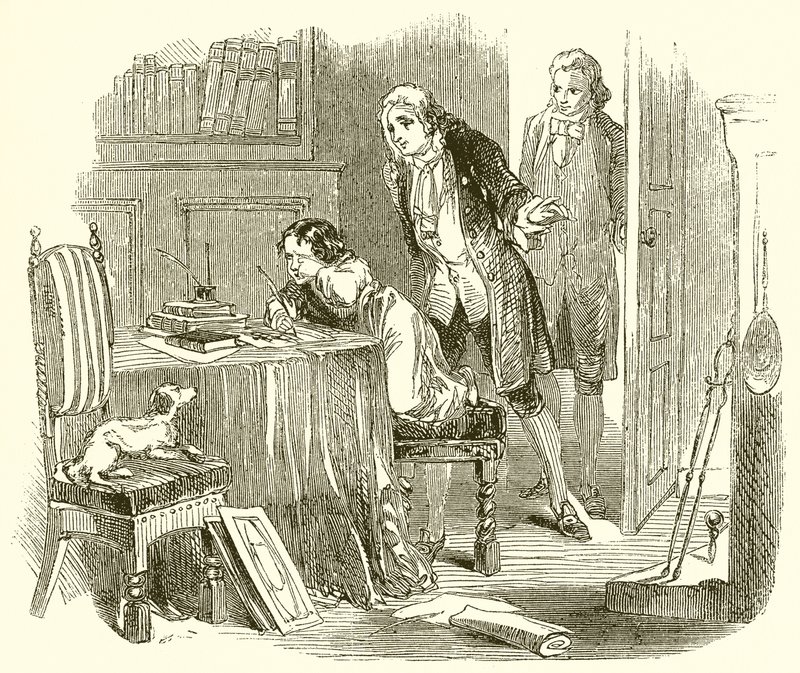 Młody Mozart autorstwa English School