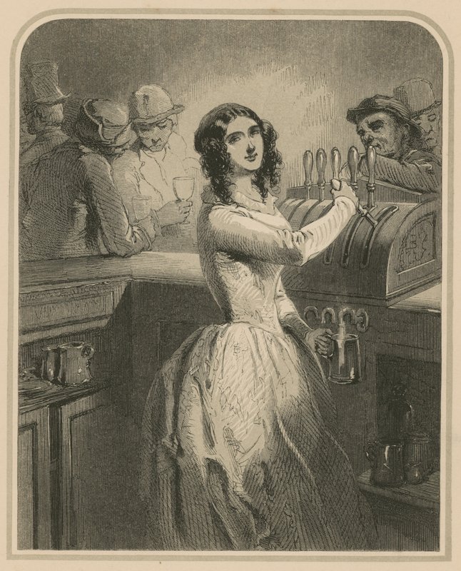 Barmanka autorstwa English School