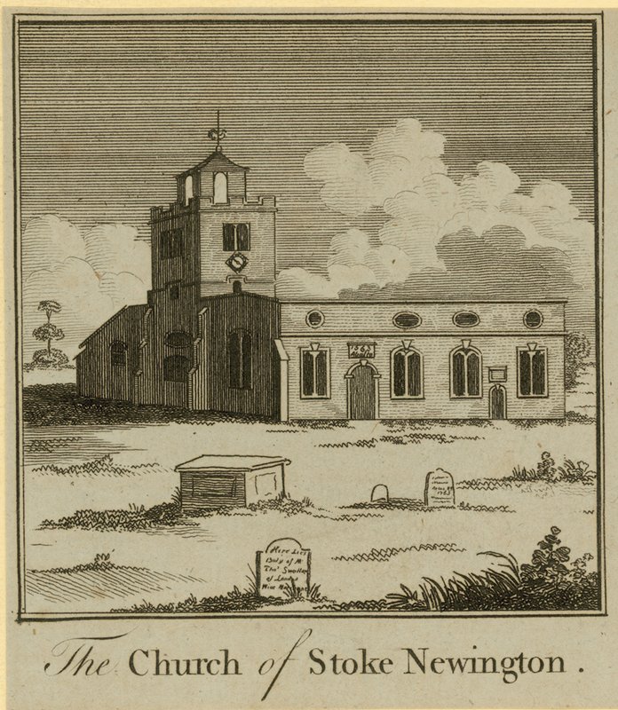 Kościół Stoke Newington autorstwa English School