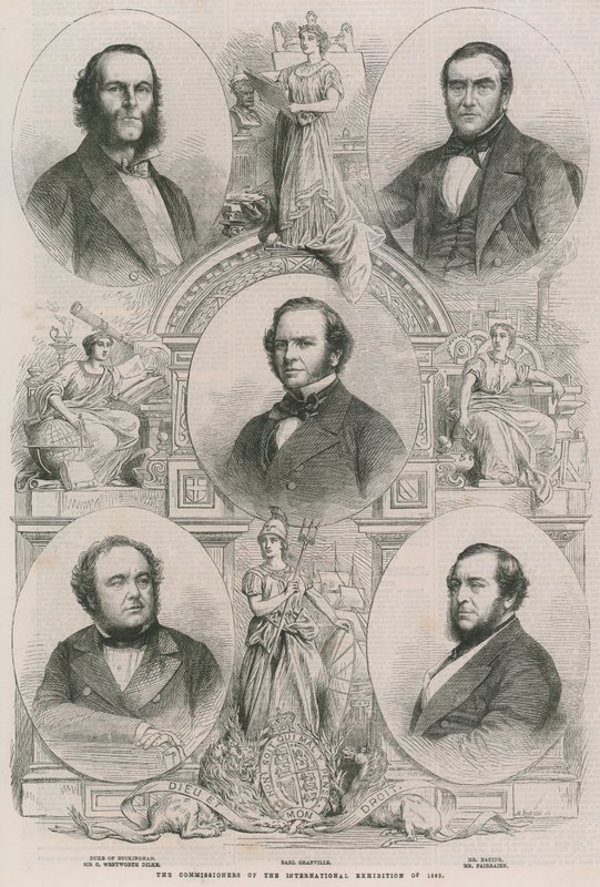 Komisarze Międzynarodowej Wystawy 1862 autorstwa English School