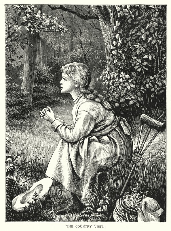 Wizyta krajowa (grawerowanie) autorstwa English School