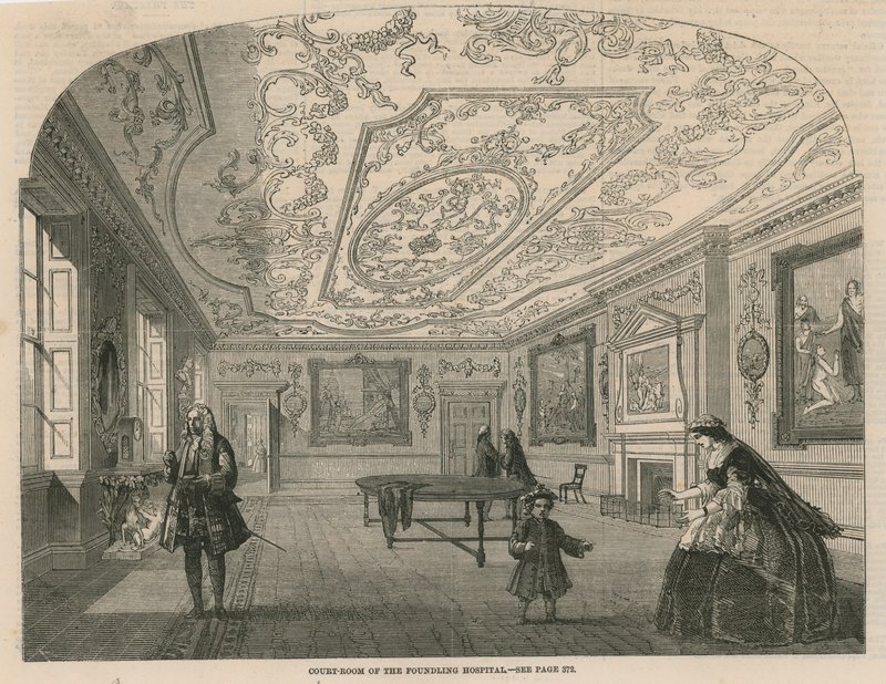 Sala sądowa Szpitala Fundlingów autorstwa English School