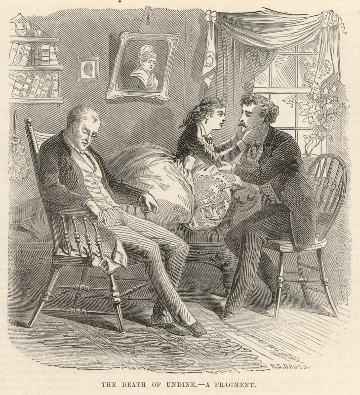 Śmierć Undine autorstwa English School