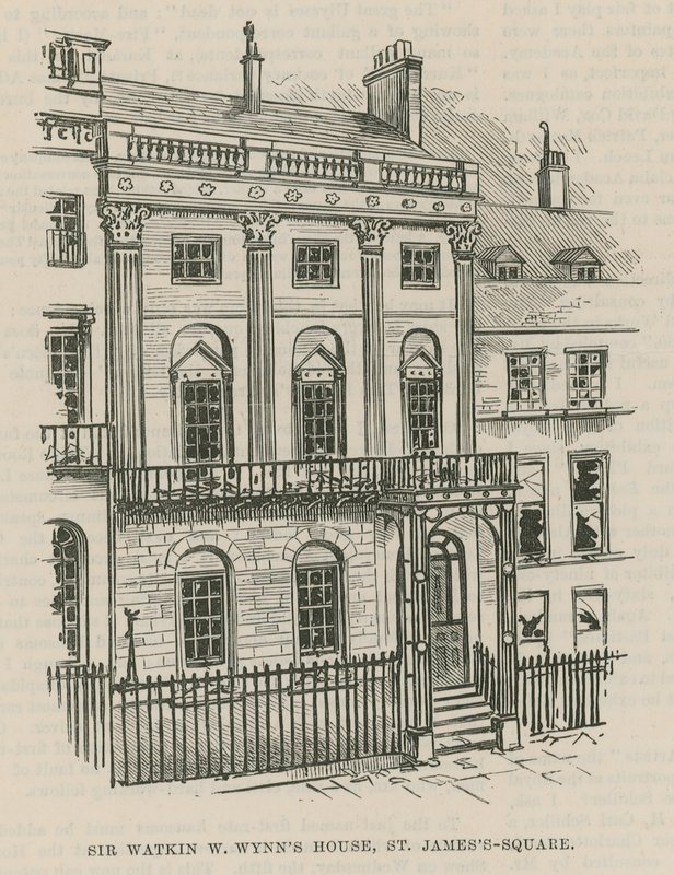 Oburzenie dynamitu w Westminsterze; Dom Sir Watkina W Wynnsa, St James