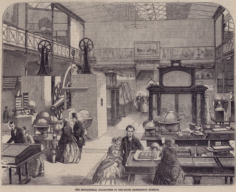 Kolekcja edukacyjna w South Kensington Museum w Londynie autorstwa English School