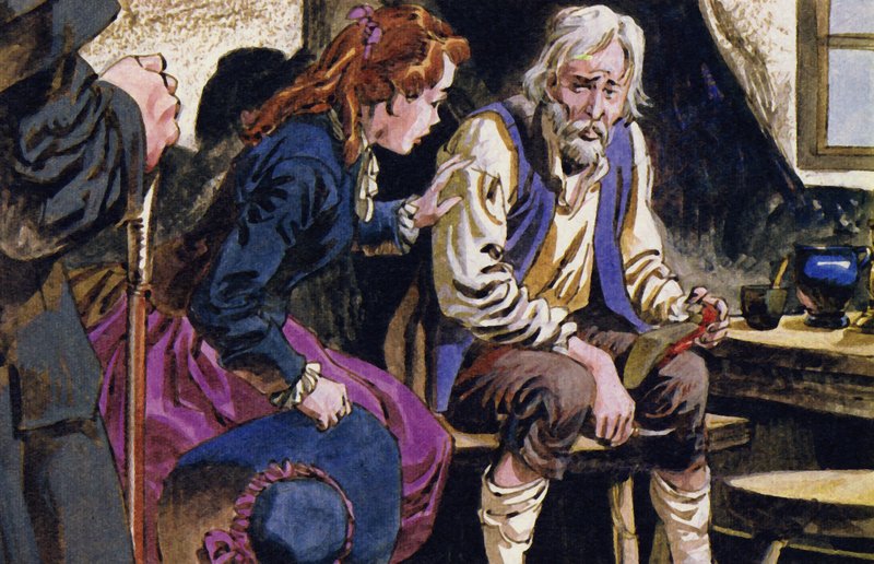 Starszy szewc nie poznał swojej córki autorstwa English School