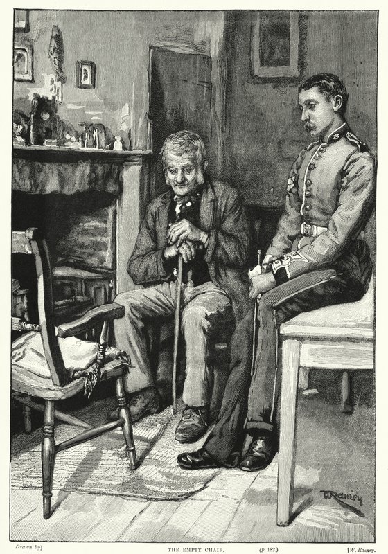 Puste krzesło (grawerunek) autorstwa English School
