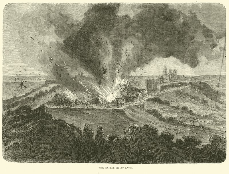 Wybuch w Laon, wrzesień 1870 autorstwa English School