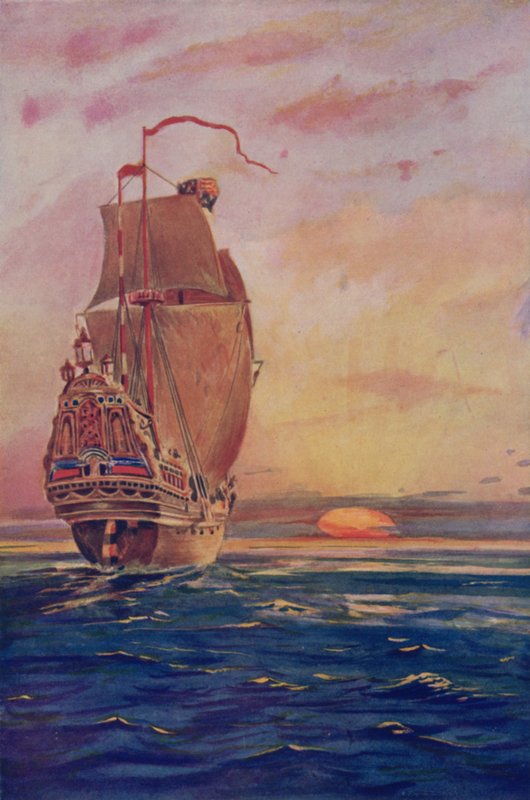 Chwała morza w morzach wiek chwały autorstwa English School