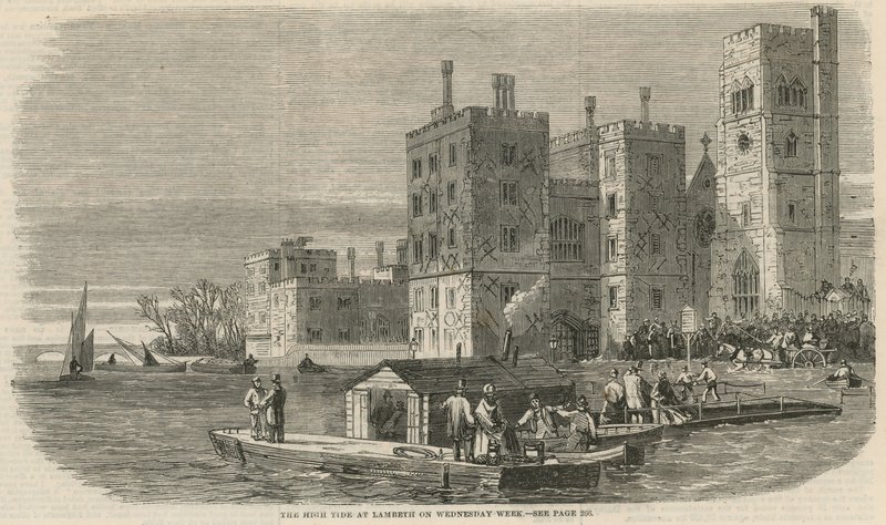 Przypływ w Lambeth w środowy tydzień autorstwa English School