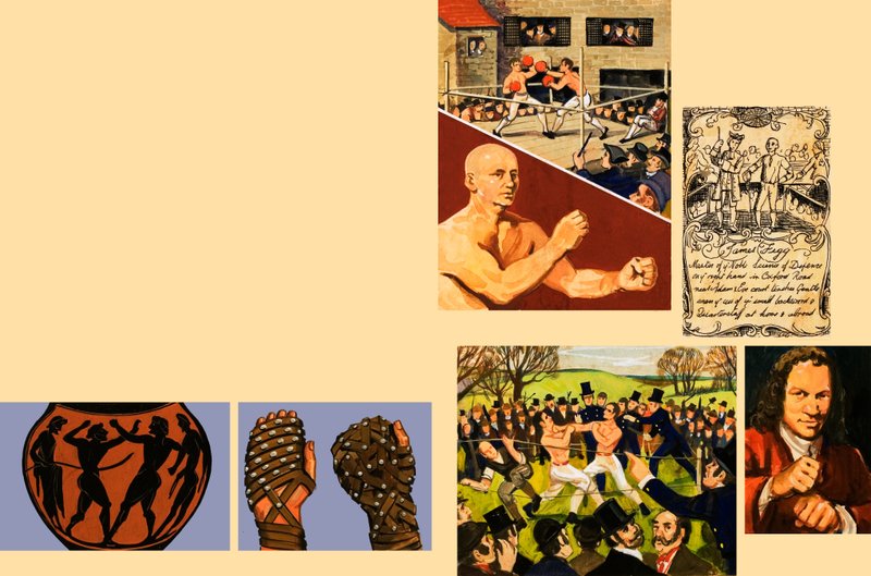Historia boksu autorstwa English School