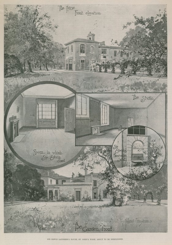 Dom artysty Sir Edwina Landseera autorstwa English School