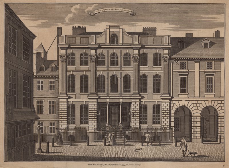 Dom Lorda Archera w Covent Garden autorstwa English School