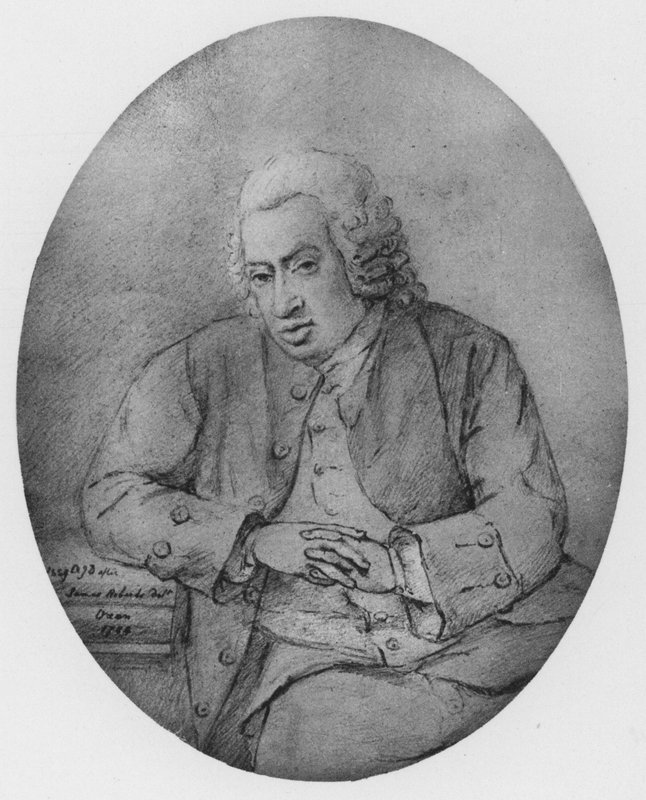 Ostatni portret dr Samuela Johnsona (lito) autorstwa English School