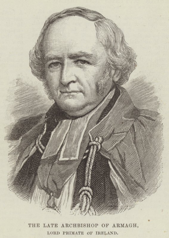 Nieżyjący arcybiskup Armagh, Lord Prymas Irlandii (grafika) autorstwa English School