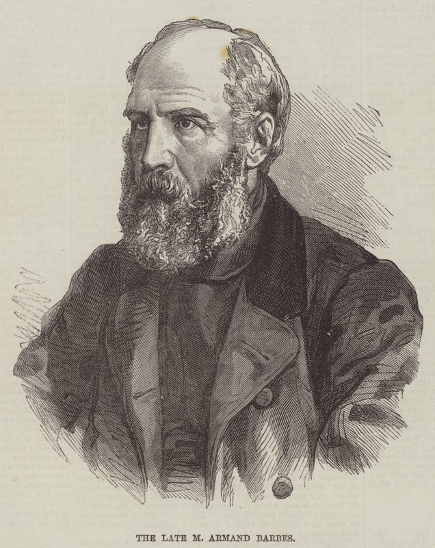 Późny M Armand Barbes (grafika) autorstwa English School