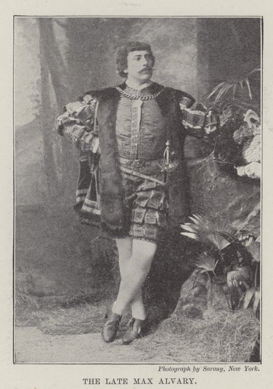 Późny Max Alvary (rycina) autorstwa English School