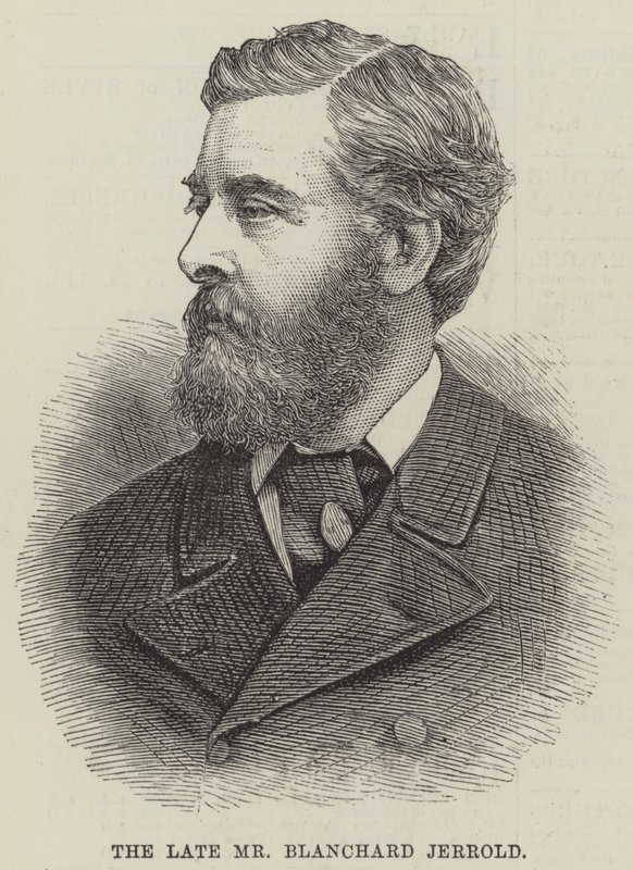 Nieżyjący już pan Blanchard Jerrold (grafika) autorstwa English School