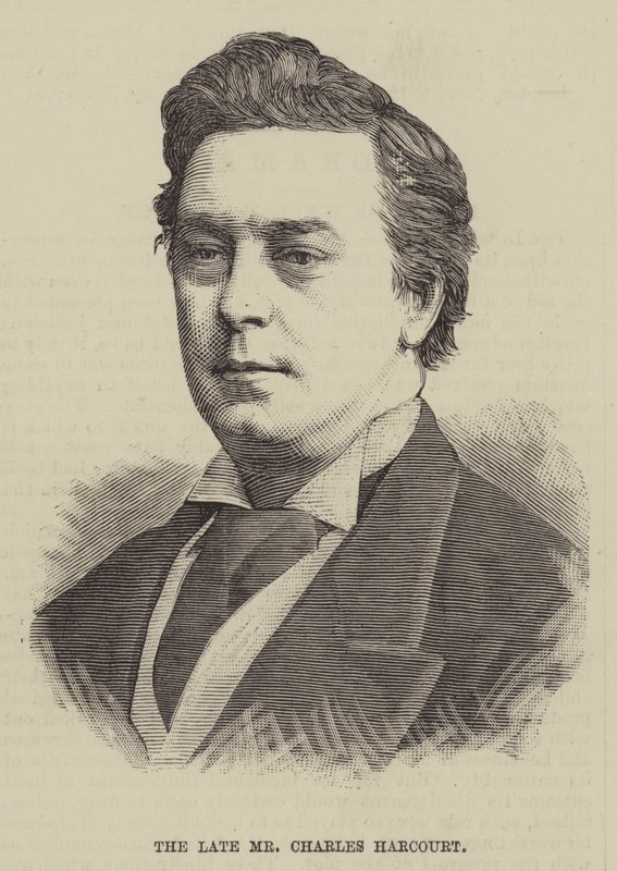 Nieżyjący pan Charles Harcourt (grafika) autorstwa English School