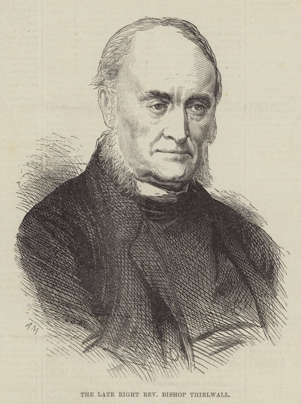 Zmarły prawy wielebny biskup Thirlwall (rycina) autorstwa English School