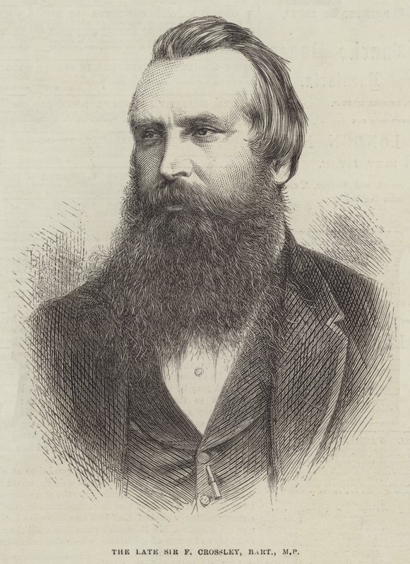 Nieżyjący już Sir F Crossley, Baronet, MP (Grawerowanie) autorstwa English School