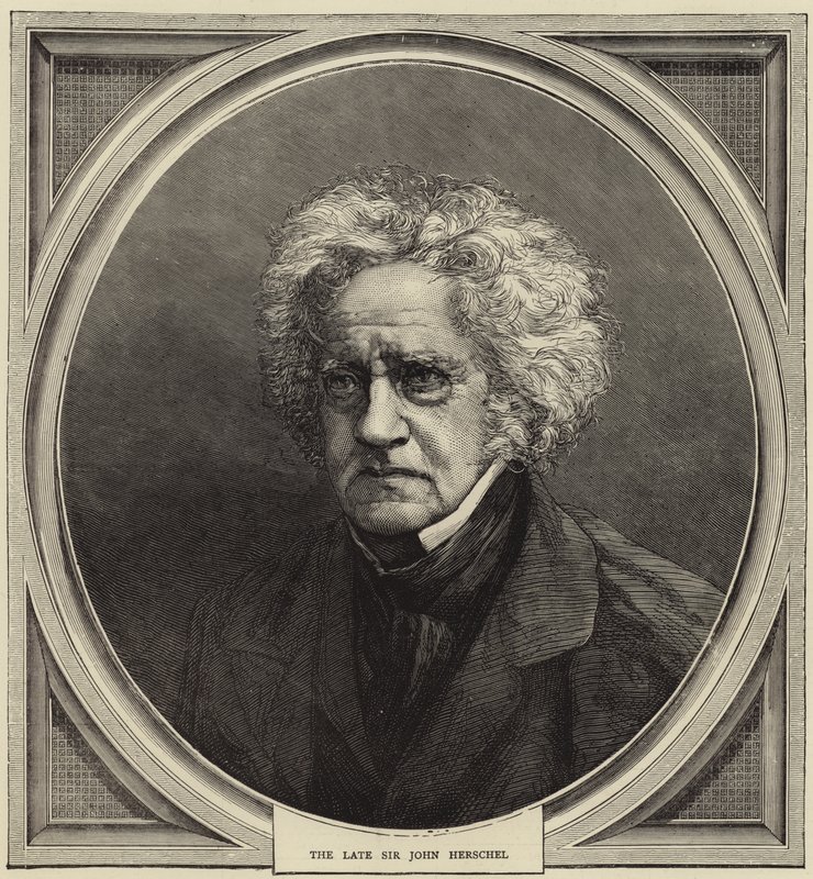 Nieżyjący sir John Herschel autorstwa English School