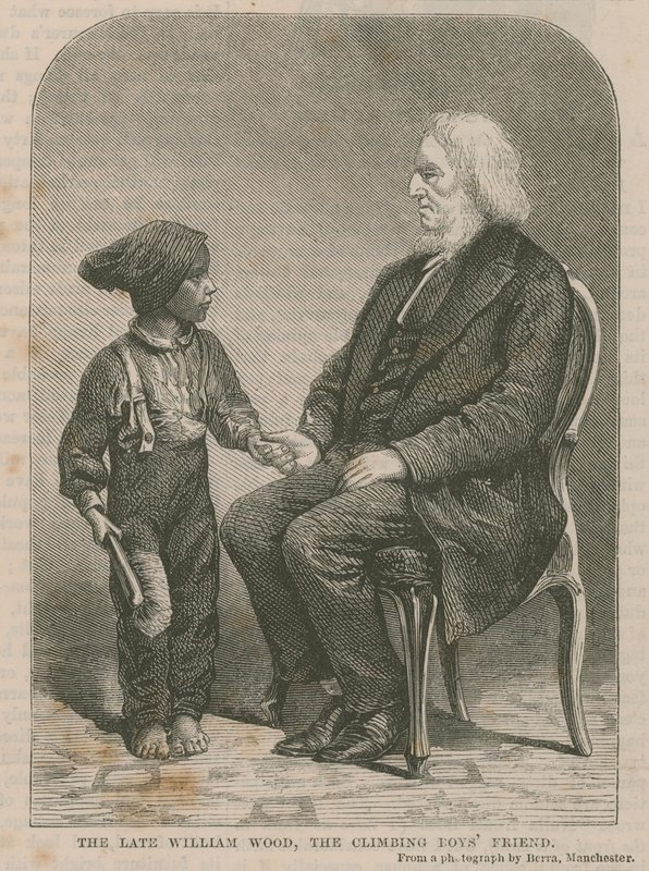 Nieżyjący już William Wood, przyjaciel wspinaczy autorstwa English School
