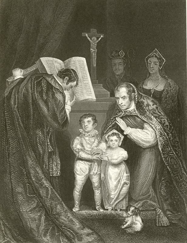 Małżeństwo Richarda Duke of York autorstwa English School