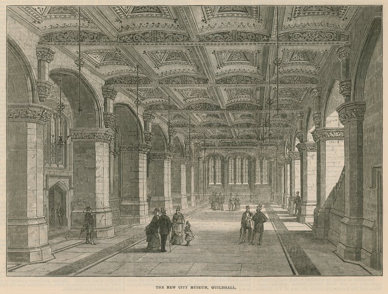 Nowe Muzeum Miejskie, Guildhall, Londyn autorstwa English School