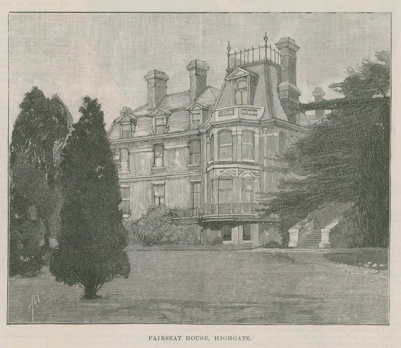 Nowy park publiczny w Highgate: Fairseat House autorstwa English School