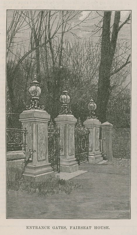 Nowy park publiczny w Highgate: bramy wjazdowe, Fairseat House autorstwa English School