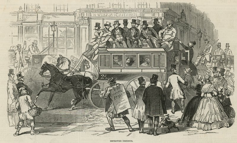 Nowo ulepszony Omnibus od Adams & Co autorstwa English School