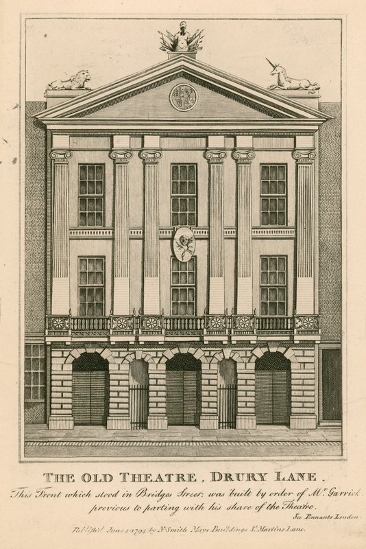 Stary Teatr, Drury Lane autorstwa English School