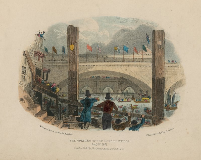 Otwarcie nowego London Bridge autorstwa English School