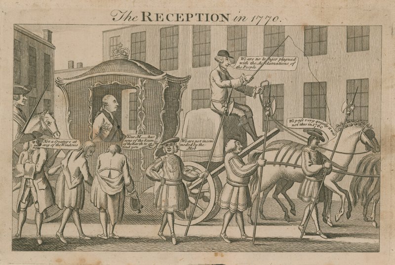Odbiór w 1770 autorstwa English School