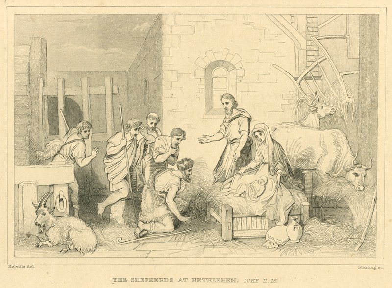 Pasterze w Betlejem, Łukasz II autorstwa English School