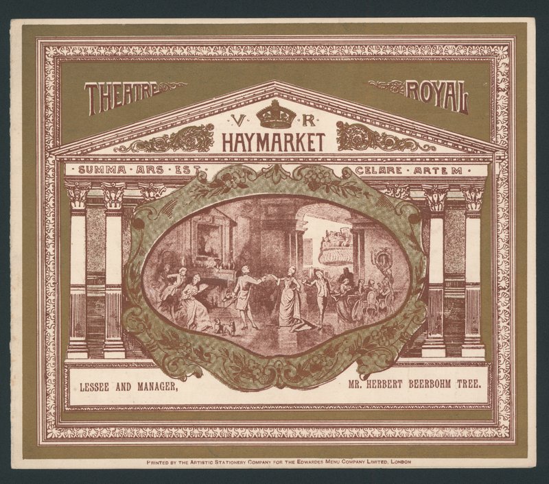 Theatre Royal, Haymarket, Londyn autorstwa English School