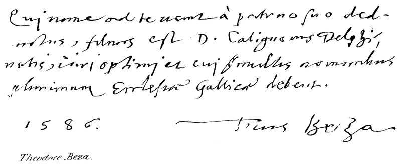 Teodor Beza autorstwa English School