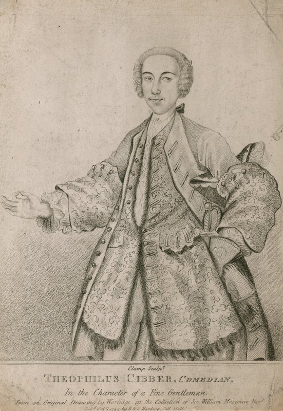 Teofil Cibber, komik autorstwa English School